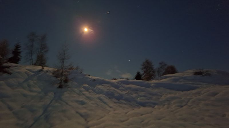 Creste del Nevegal 2026 - ciaspolata con la luna piena