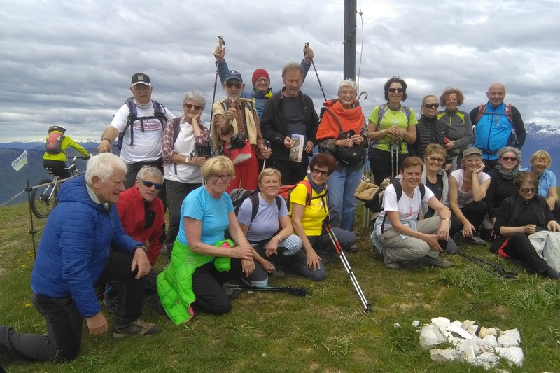 7 maggio 2017 Da malga Garda al monte Cesen