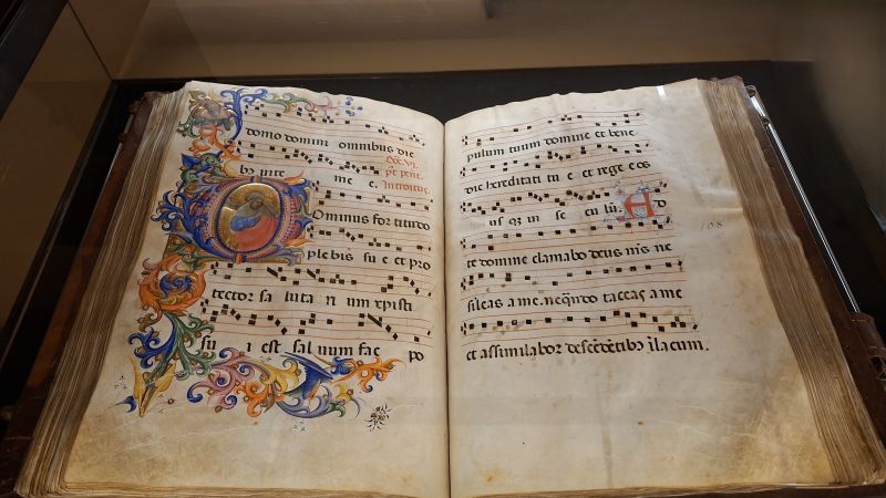 Libro-corale-miniato-Biblioteca-Museo-S.-Marco-a-Firenze