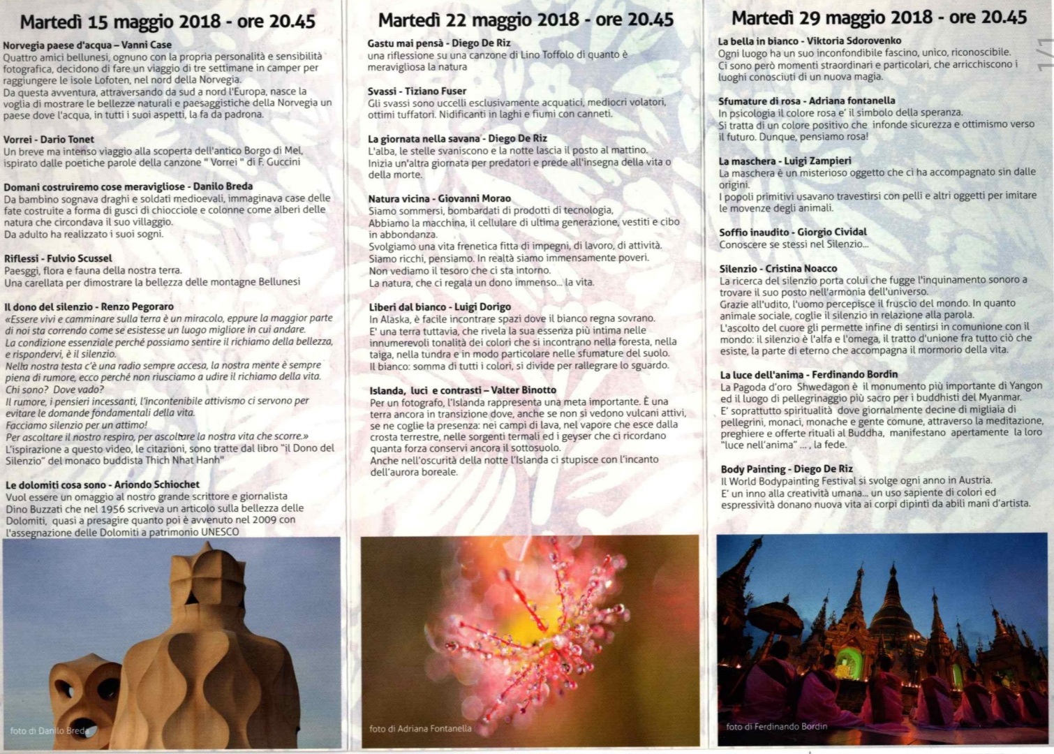 programma 2018