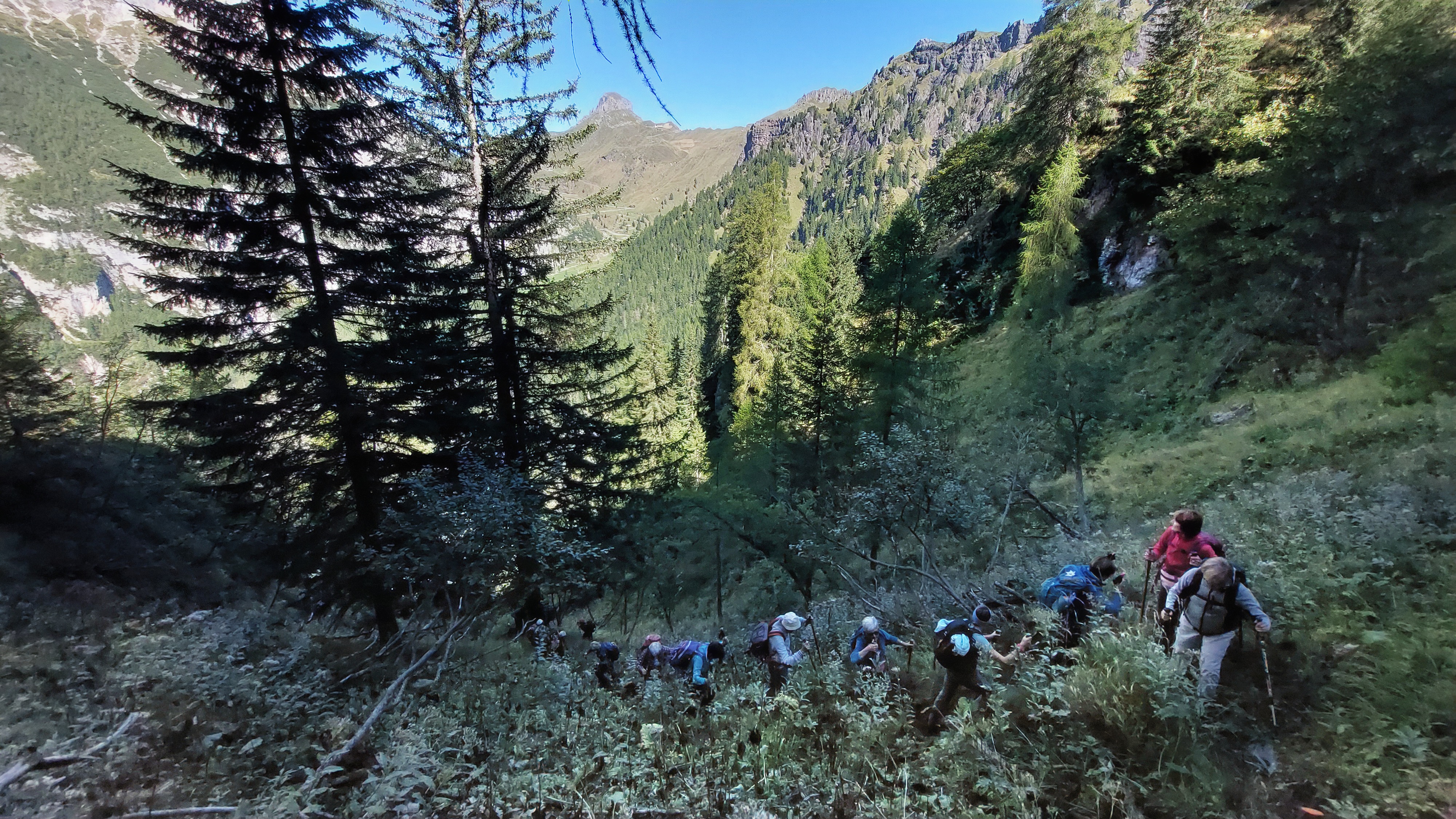 Piz-de-Guda-2025-gruppo-in-salita-verso-la-Cima